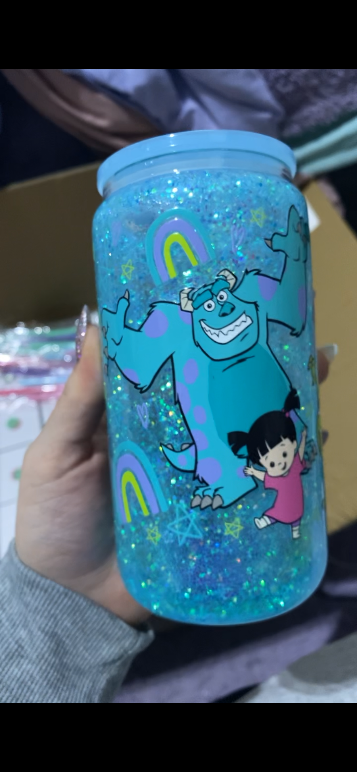16 oz snow globe tumbler