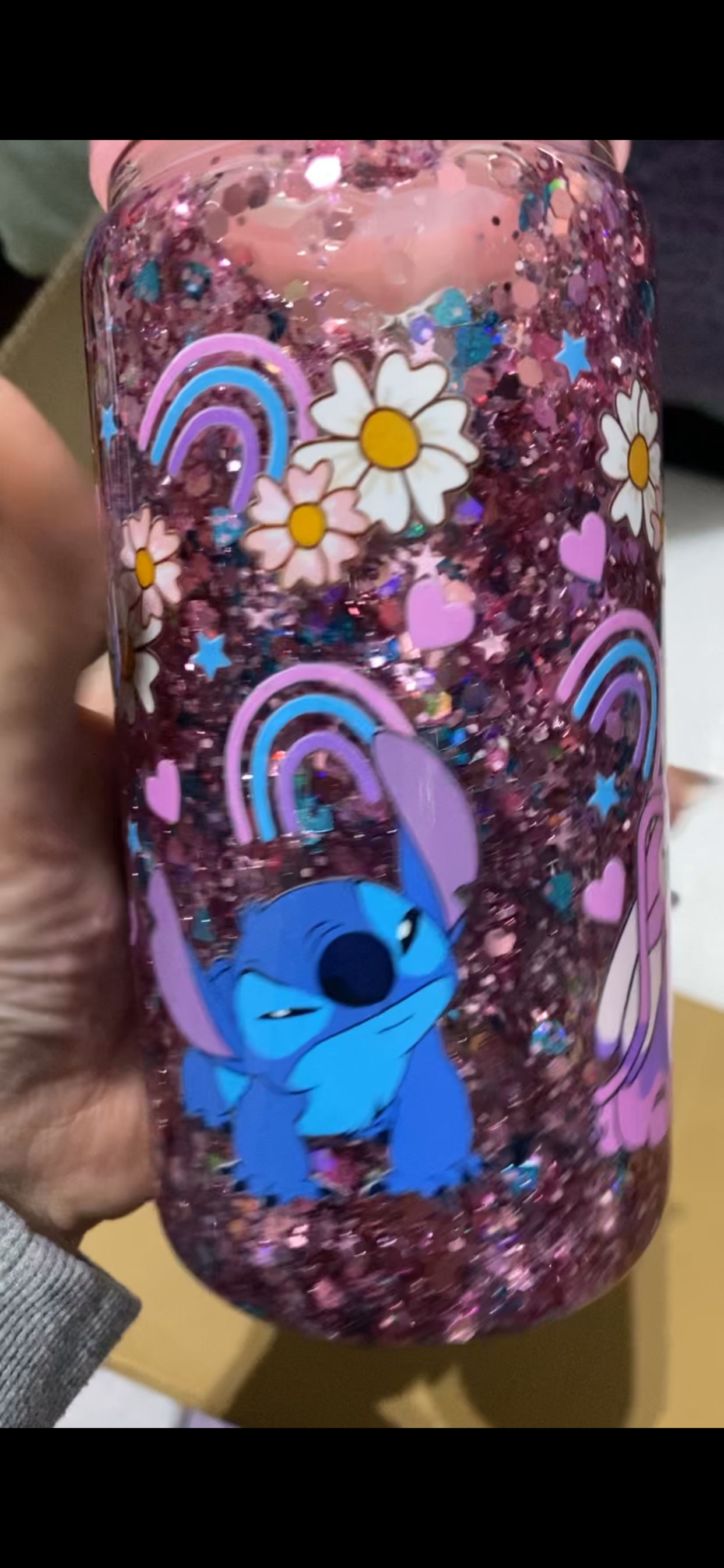 16 oz snow globe tumbler